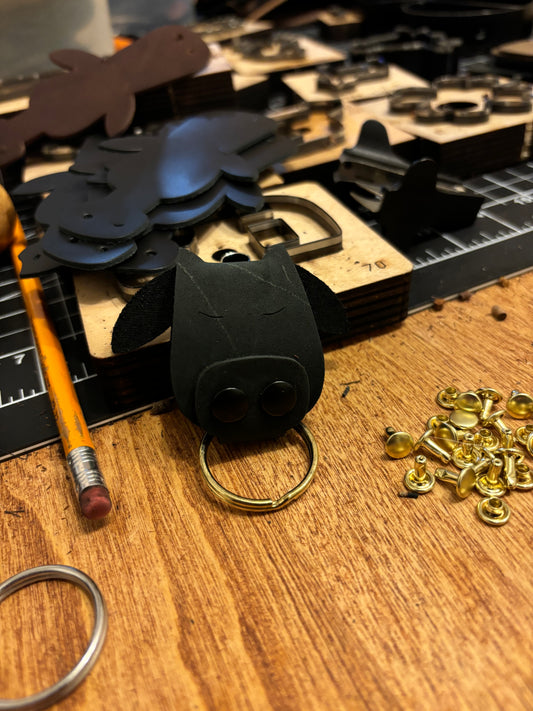 Bull Keychain