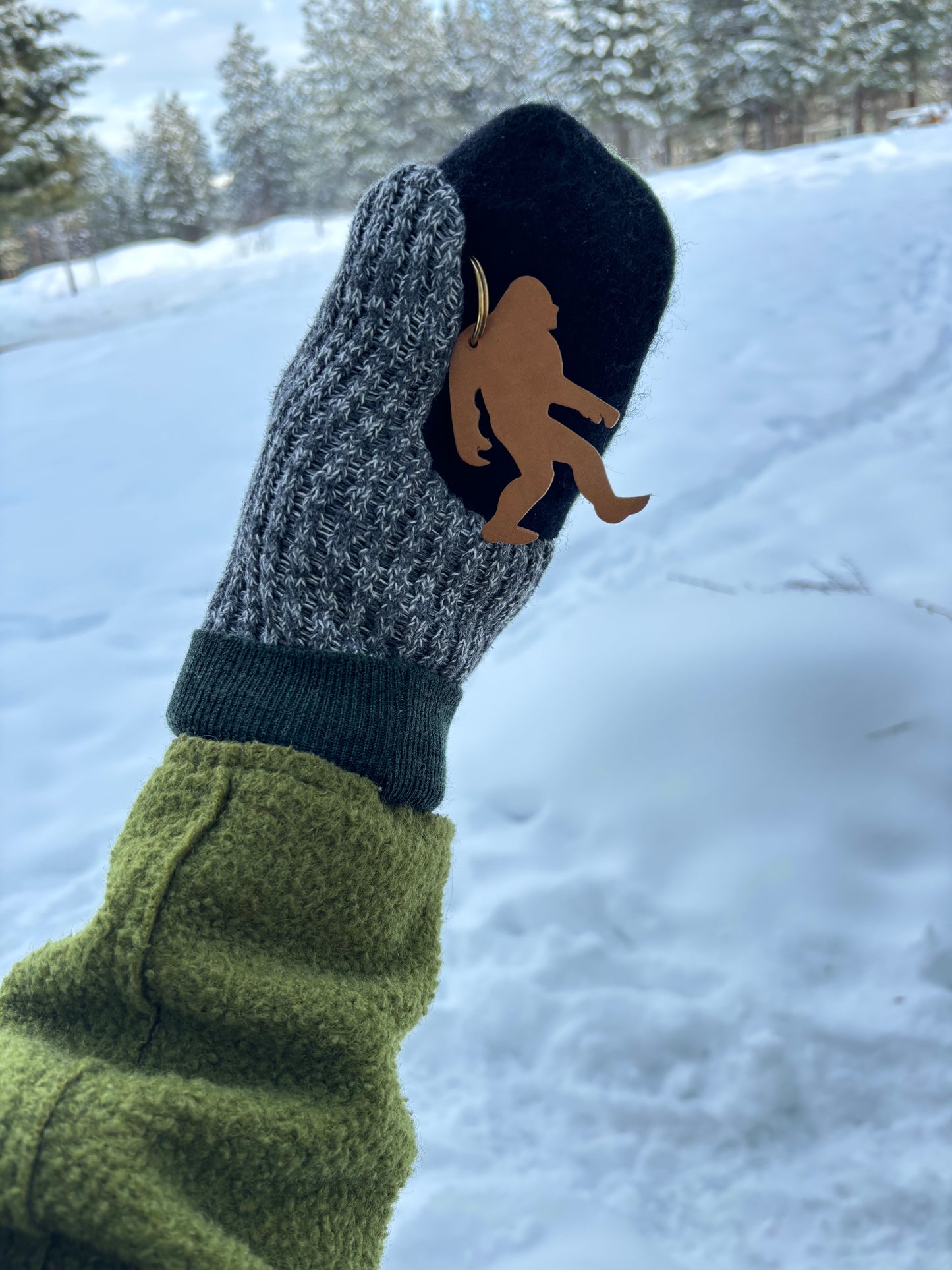 Sasquatch Keychain